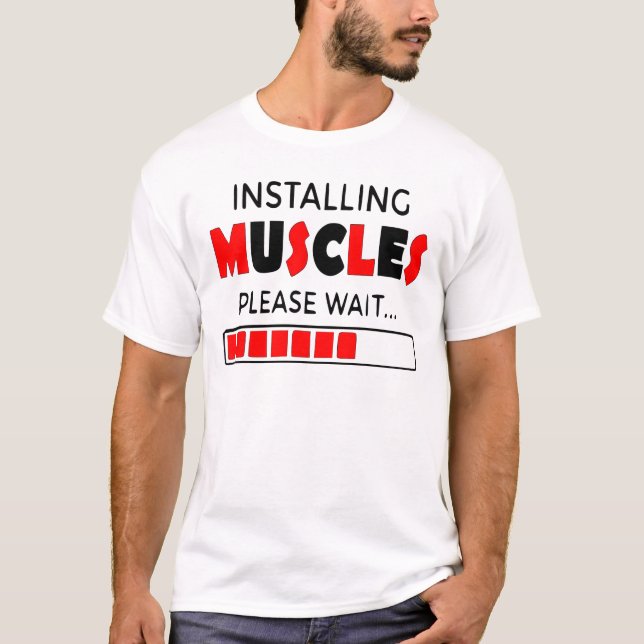 T-shirt Installing Muscles (Devant)