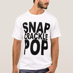 T-shirt instantané de bruit de craquement