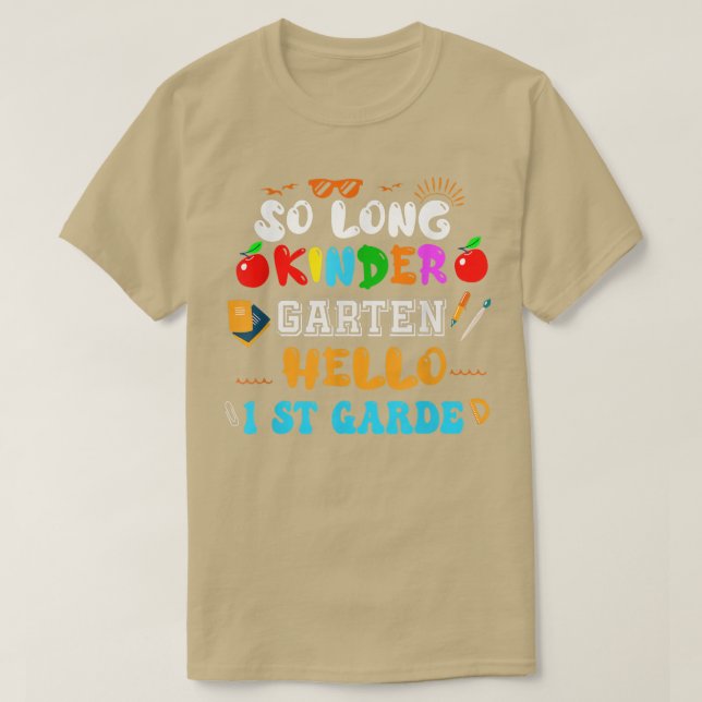 T-shirt instituteur de l'école primaire si longue maternel (Design devant)