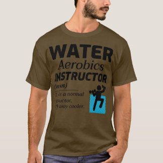 T-shirt Instructeur d'aérobic aquatique Entraîneur de fitn