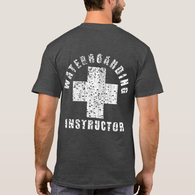 T-shirt "INSTRUCTEUR DE BORD D'EAU 1" (Dos)