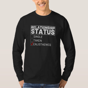 T-shirt Instructeur de Calisthenics Célibataire Musculatio
