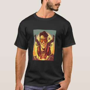 T-shirt Instructeur de parachutisme drôle Coucher de solei