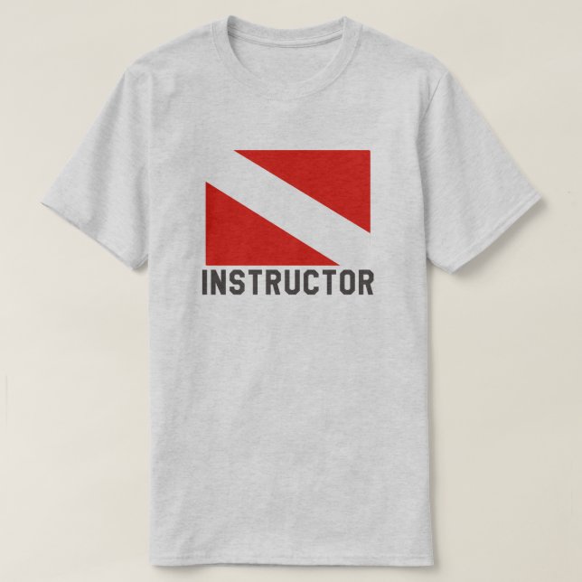 T-shirt Instructeur de plongée à l'air (Design devant)