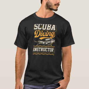 T-shirt Instructeur de plongée sous-marine Plongée Open Wa
