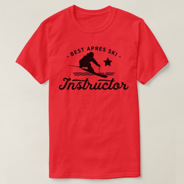 T-shirt Instructeur de ski Apres 21 (Design devant)