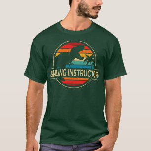 T-shirt Instructeur de voile Dinosaur