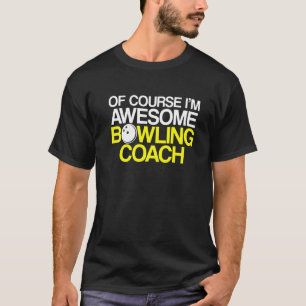 T-shirt Instructeur d'équipe de Bowling Coach Player 1