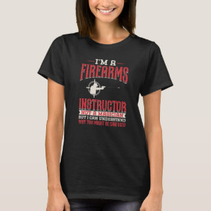 T-shirt Instructeur en armes à feu Formation sur la sécuri
