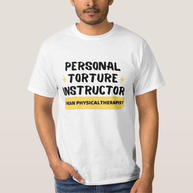 T-shirt Instructeur personnel de torture (Devant)