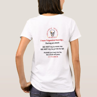 T-shirt Instructions d'attaque de névralgie faciale