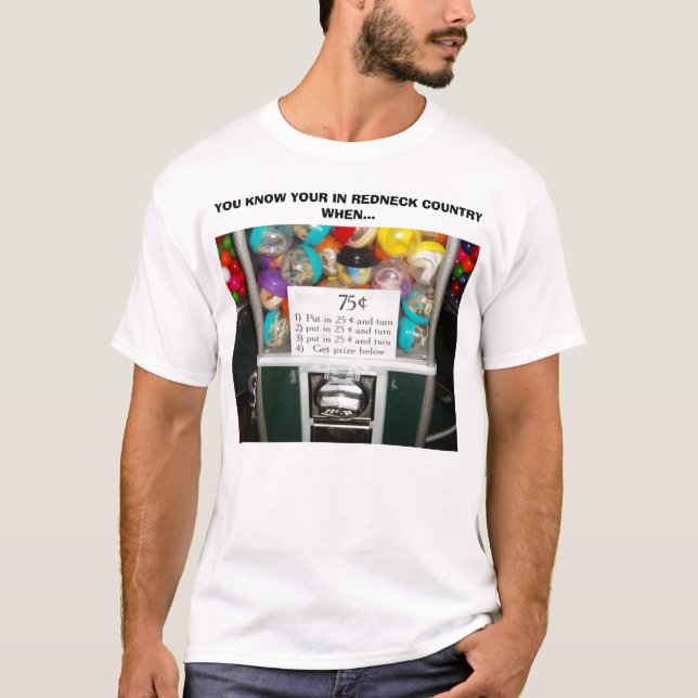 T-SHIRT INSTRUCTIONS REDNECK, VOUS CONNAISSEZ VOTRE EN RED (Devant)