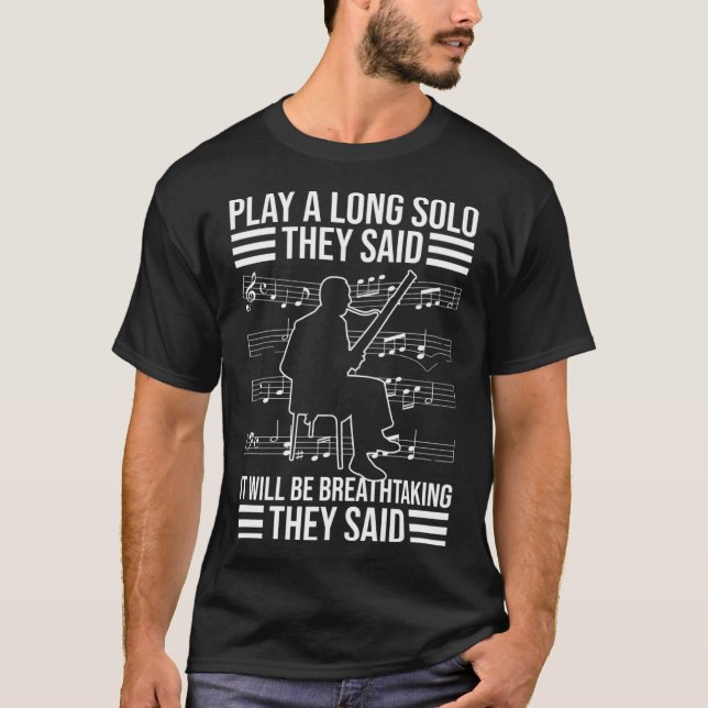 T-shirt Instrument Basson Et Woodwind (Devant)