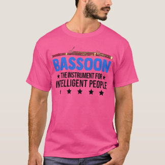T-shirt Instrument Basson Pour Personnes Intelligentes Bas