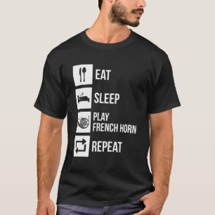 T-shirt Instrument Corne française