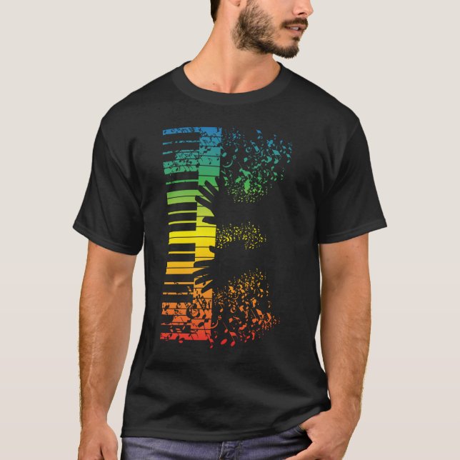 T-shirt Instrument de musicien de musique de cadeau de (Devant)