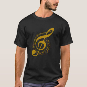 T-shirt Instrument de musique d'or