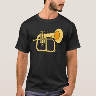T-shirt Instrument de musique Flugelhorn