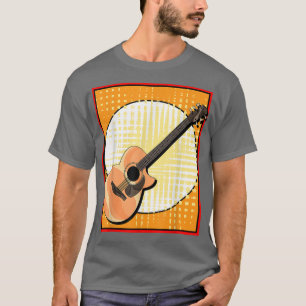 T-shirt Instrument de musique guitariste Guitare acoustiqu