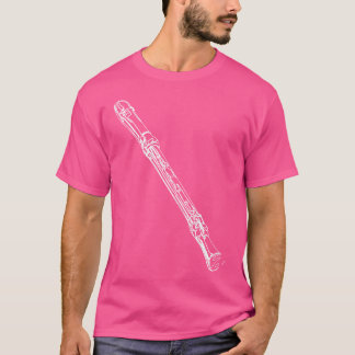 T-shirt Instrument enregistreur à liquide Clarinet Flûte e