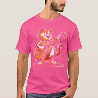 T-shirt Instrument guitariste féminin - Guitare acoustique
