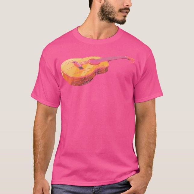 T-shirt Instrument pour femmes - Guitariste Acoustique (Devant)