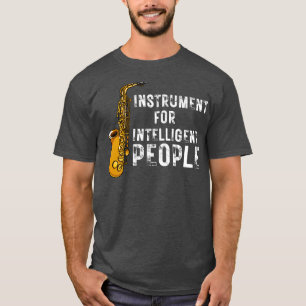 T-shirt Instrument saxophone pour personnes intelligentes1