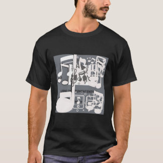 T-shirt Instruments de musique Lanl