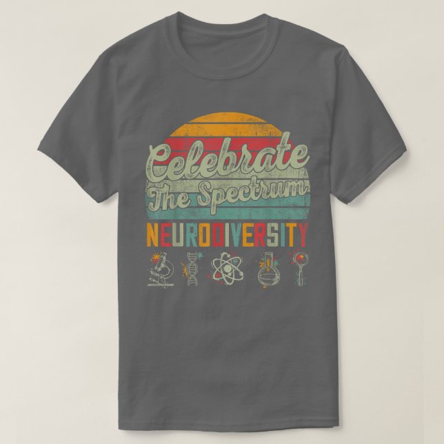 T-shirt Intégrer la Sensibilisation sur l'autisme de neuro (Design devant)
