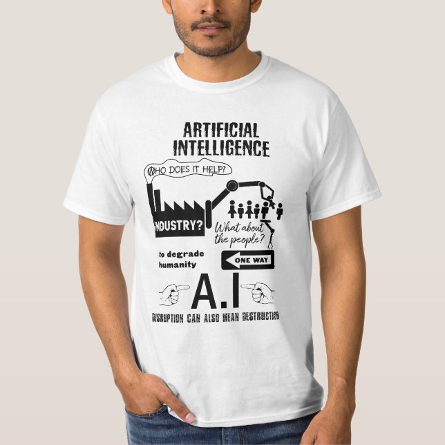 T-shirt Intelligence artificielle (Devant)