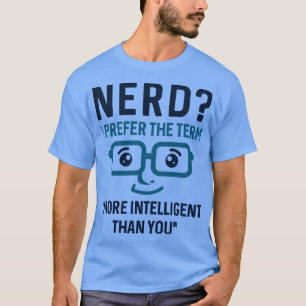 T-shirt Intelligent nerd 2