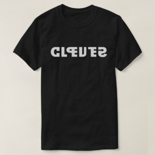 T-shirt Intelligent sur la chemise, imbécile dans le miro