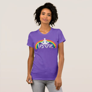 T-shirt Intentions de l'arc-en-ciel d'amour