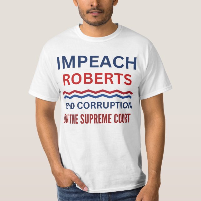 T-shirt Interdire la protestation de la Cour suprême John  (Devant)