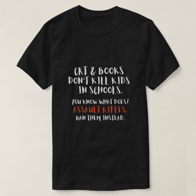 T-shirt Interdire Les Fusils D'Assaut Plutôt Que La Typogr (Design devant)
