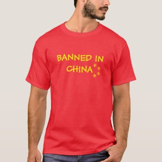 T-shirt Interdit en Chine