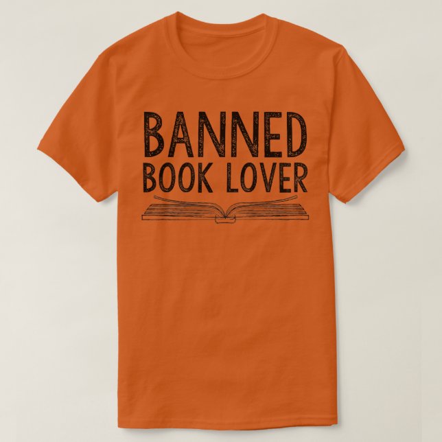 T-shirt Interdit Lover Livres Interdits Semaine Lecture Lo (Design devant)