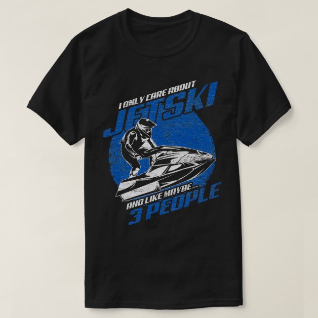 T-shirt Intérêts de ski Jet (Design devant)