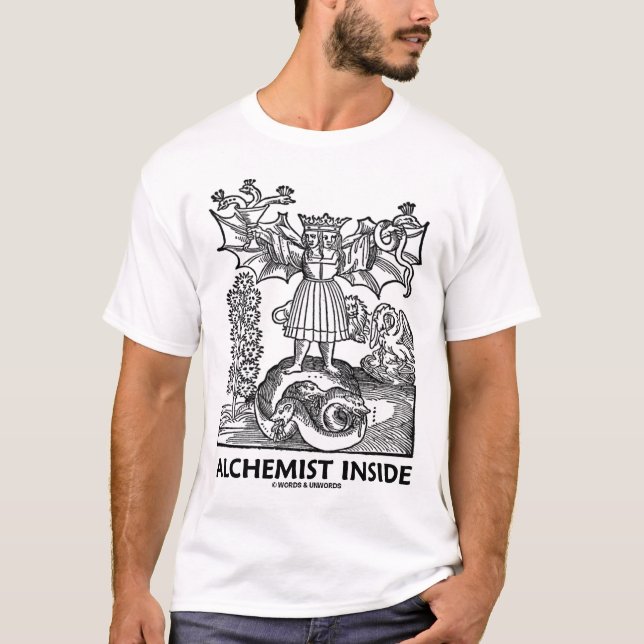 T-shirt Intérieur d'alchimiste (humour de chimie de (Devant)