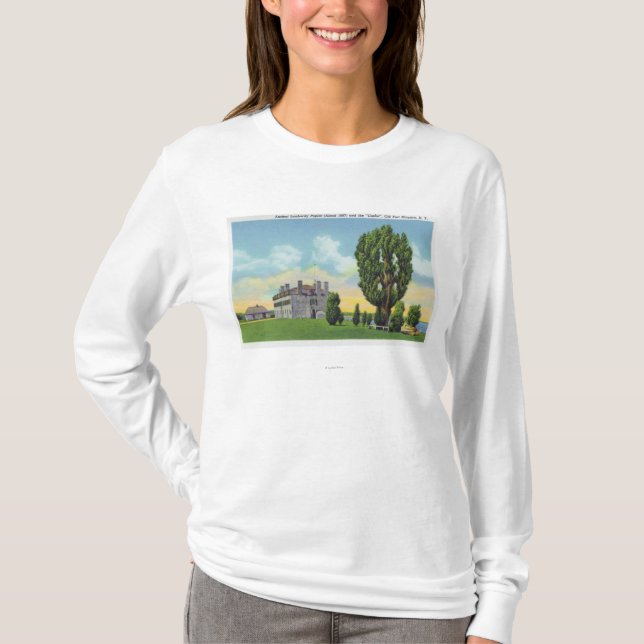 T-shirt Intérieur de chapelle de jésuite dans le vieux (Devant)