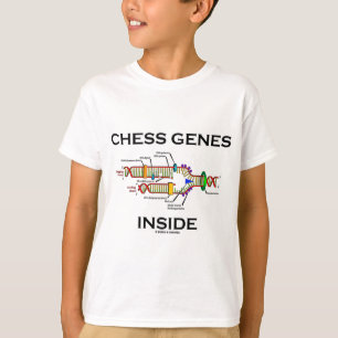 T-shirt Intérieur de gènes d'échecs (reproduction d'ADN)
