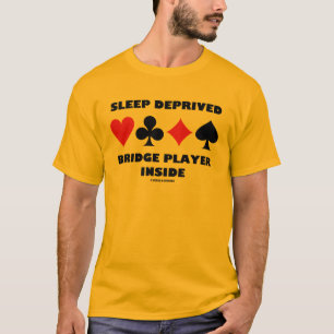 T-shirt Intérieur déshérité par sommeil de joueur de p