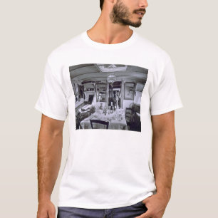 T-shirt Intérieur d'un bateau du Nil (photo de b&w)