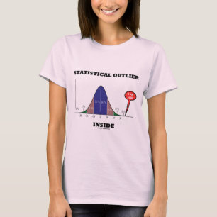 T-shirt Intérieur statistique d'annexe (humour de courbe