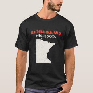 T-shirt International Falls Minnesota USA État Amérique Tr