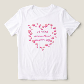 T-Shirt -Internationaler Frauentag,  Tri-Blend Shirt