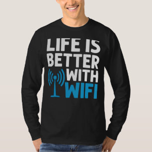 T-shirt Internet Routeur Wifi Mot De Passe Citations Ordin