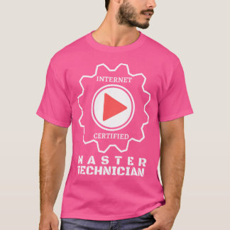 T-shirt Internet Video Master Technician Mechanics