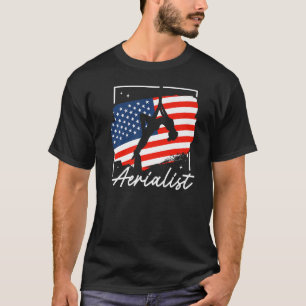 T-shirt Interprète Aérien De Yoga Aérien Et Aérien De Soie