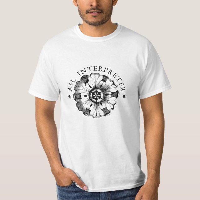 T-shirt Interprète ASL (Devant)